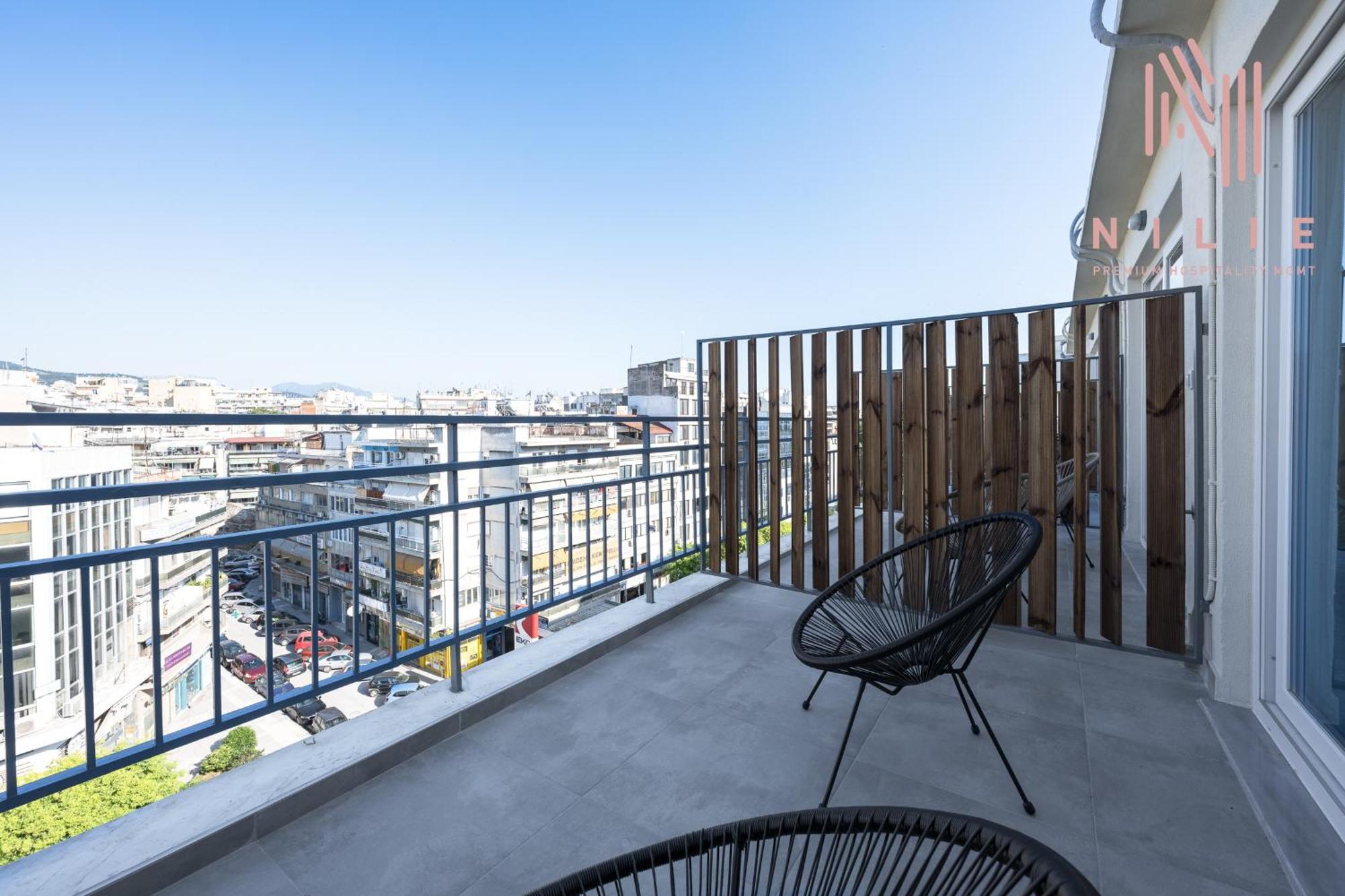 V1 Penthouse, Nilie Hospitality Mgmt Apartment เทสซาโลนิกิ ภายนอก รูปภาพ
