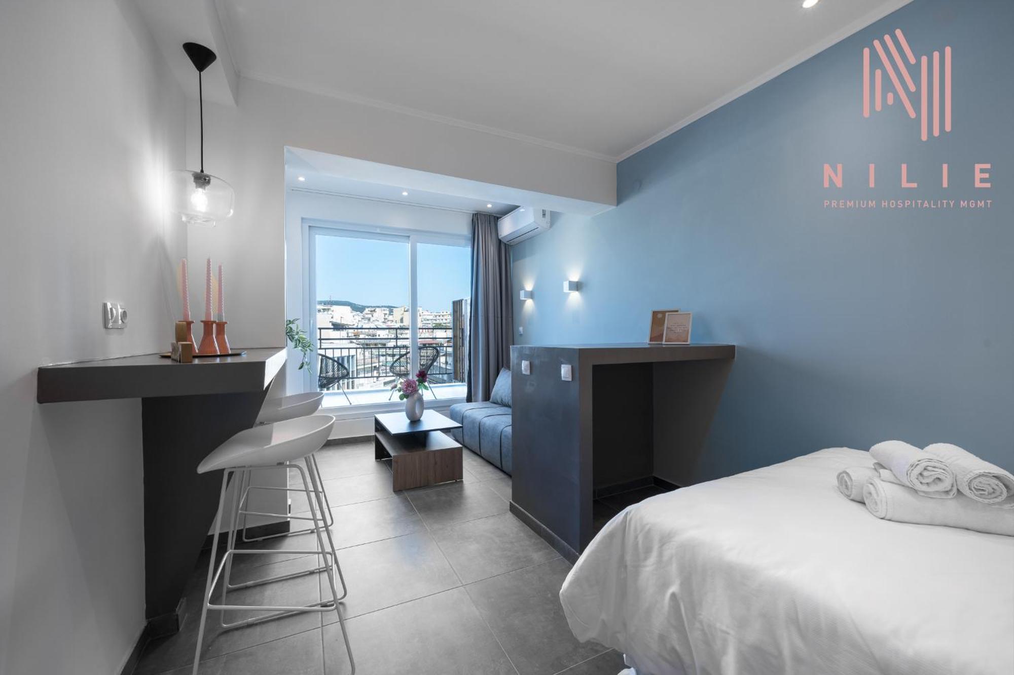 V1 Penthouse, Nilie Hospitality Mgmt Apartment เทสซาโลนิกิ ภายนอก รูปภาพ