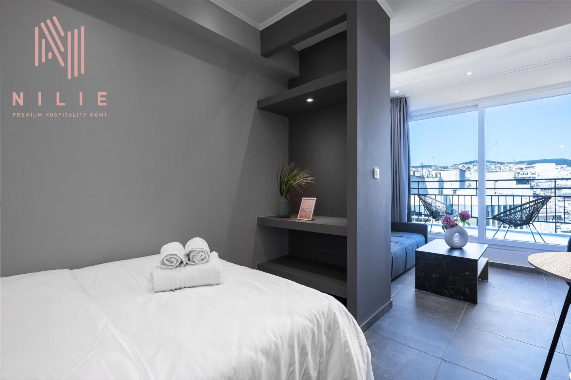V1 Penthouse, Nilie Hospitality Mgmt Apartment เทสซาโลนิกิ ภายนอก รูปภาพ